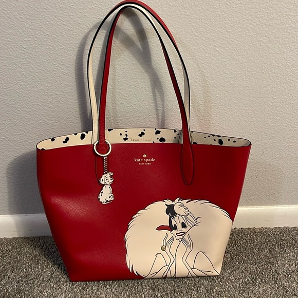 NWT, Cruella Deville Kate Spade x Disney Tote - Picture 1 of 12